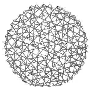 Suport pentru farfurii rotund, Gri, 38 cm
