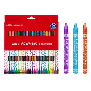Set 36 Creioane Cerate Subțiri Colorate pentru Desen și Colorat