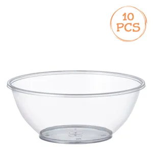 Set Boluri Reutilizabile din Plastic Transparent, 10 buc