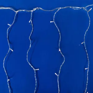 Instalație Lumini Perdea LED 200 Becuri Alb Rece 2m Cablu Transparent