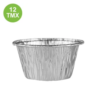 Forme pentru briose și cupcake, Ø8.7x4cm, 12 bucăți
