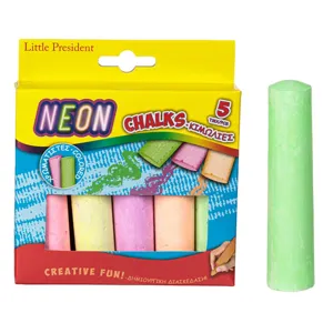 Set de cretă colorată neon groasă pentru activități creative