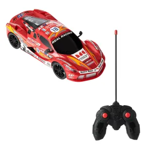 Masina de curse RC cu telecomandă și lumini, scară 1:16
