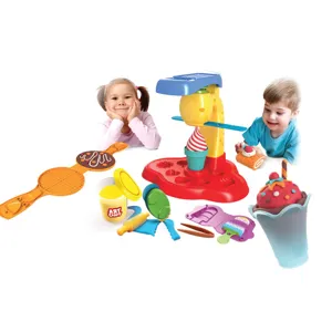 Set Plastilina Vafe & Inghetata, 6 Culori, Multicolor