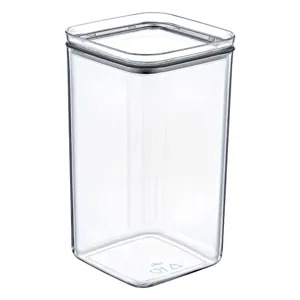 Recipient de depozitare transparent pentru cereale, capacitate 1.5L