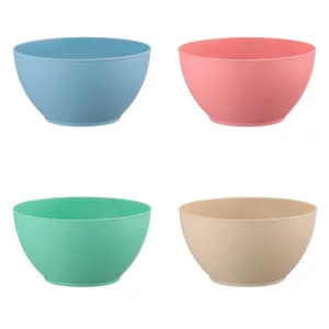 Set 4 Boluri Rotunde din Plastic, 750 ml, Multicolore
