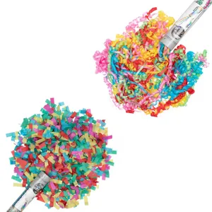 Party Popper cu Confetti și Serpentine Colorate 2 în 1