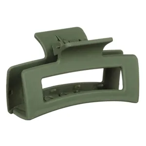 Clamă de păr verde mat 8.5cm pentru coada sau coc