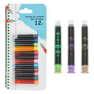 Rezerve cerneală colorată, Set 12 buc
