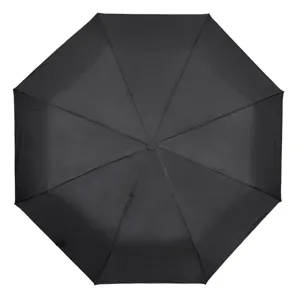 Umbrelă automată pliabilă neagră pentru ploaie – accesoriu esențial