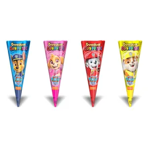 Cornet Napolitana cu Creme de Alune si Jucarie Paw Patrol, 25g