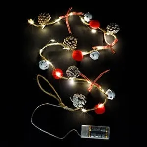 Set de Lumini Decorative LED cu 20 Becuri pentru Crăciun