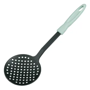 Lingură de servit cu găuri, 33cm, Antracit și Verde