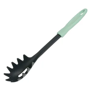 Lingură de Servit Paste, Antracit cu Verde Menta, 32cm