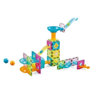 Blocuri magnetice colorate pentru construcții și modele unice