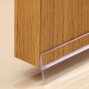Protecție anti-curent pentru ușă, elastică, 91 cm, transparentă
