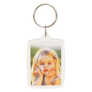 Breloc cu suport pentru poză 3x4.5 cm - Cadou personalizat