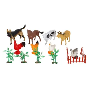 Set Animale de la Ferma din Plastic pentru Jocuri Educaționale
