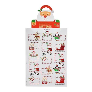 Etichete de Craciun cu Figuri din Folie - Set 30 buc