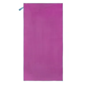Prosop 2in1 Microfibră pentru Plajă și Sală, Roz Fucsia