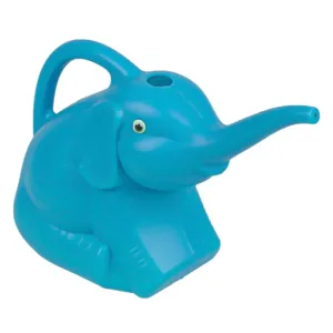 Stropitoare de plastic pentru nisip și plajă, formă elefant, albastră, 0,9 l