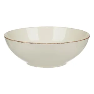 Bol de servit din ceramică bej cu stil Nordic
