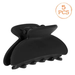 Clame Par Mat Semilună Negre pentru Femei 5cm