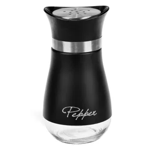 Grindor de piper negru din sticlă cu imprimare Pepper