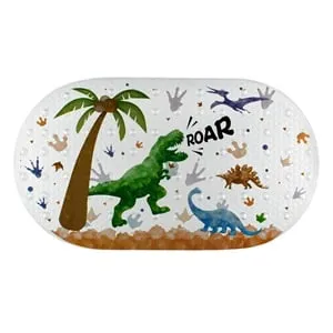 Covor de baie antiderapant cu dinozauri pentru copii