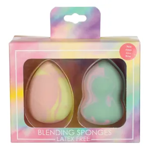 Bureti de machiaj Tie Dye Set 2 buc, pentru aplicare uniforma