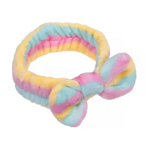 Bentita Par Dama Tie Dye Pastel pentru Machiaj cu Funda