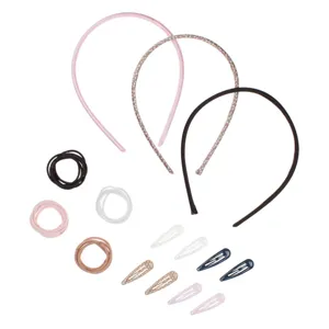 Set Accesorii Păr pentru Copii, 35 buc, Multicolor