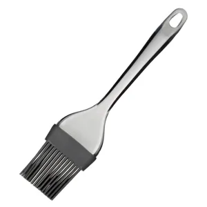 Pensulă de gătit și patiserie din silicon antracit transparent