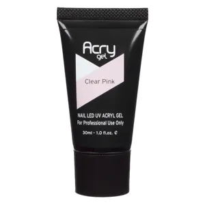 Acrygel Transparent Roz, Tub 30 ml
