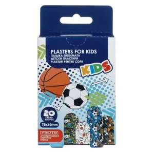 Plasturi Sport pentru Copii, 20 buc, modele diverse