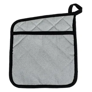 Șervet de bucătărie pentru grătar, Neopren, Argintiu și Negru, 19x21cm