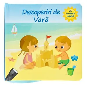 Carte activități vară cu lanternă magică pentru copii