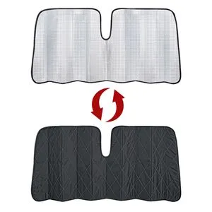 Parasolar Auto cu Straturi Multiple, 150x70cm, Argintiu/Negru