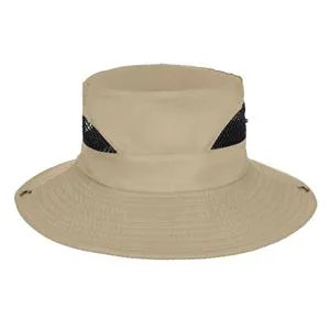 Palarie Bucket Bej cu Plasa si Nasturi pentru Barbati, Marime 59