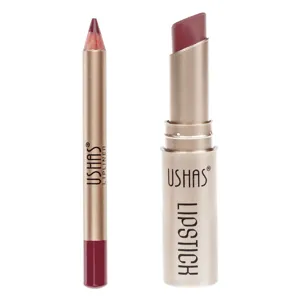 Set Ruj de Buze cu Creion, Nude Inchis, 3.8g