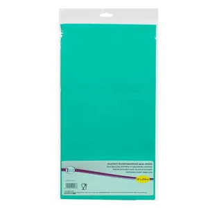 Față de masă din plastic verde smarald 137x274 cm