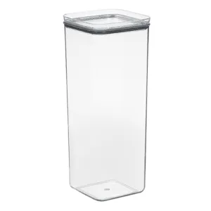 Recipient depozitare alimente pătrat 2L transparent