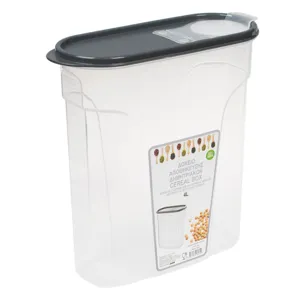 Recipient Depozitare Cereale Transparent 4L cu Capac și Masuratoare
