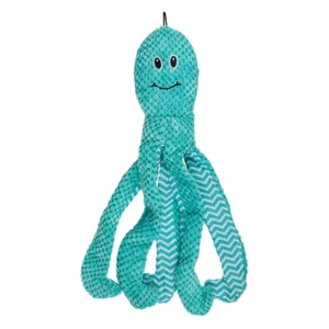 Jucarie Caracatita Turcoaz din Plus pentru Caine 43cm