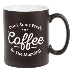 Cana mată cu imprimeu Coffee, 570ml