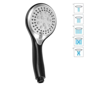 Para de dus cu presiune variabila, neagra, 5 functii de masaj