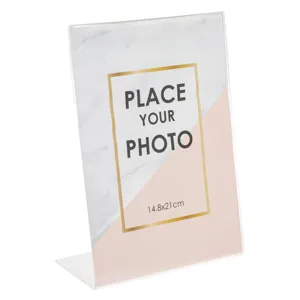 Ramă foto decorativă transparentă 14.8x21cm - Design Modern