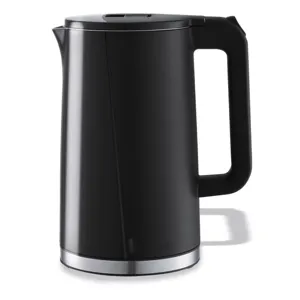 Fierbător electric cu apă, 1.7L, 2200W, Negru Mat