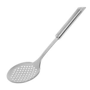 Lingură cu Gauri din Oțel Inoxidabil - Instrument Esențial pentru Bucătărie