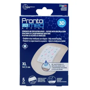 Plasturi cu Acid Hialuronic, 5 buc, 5x7,5 cm, Rezistenti la Apa